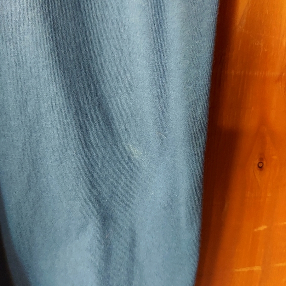 Synee Apparel Vintage Blue Gray Cotton Native Inspired T-Shirt - Picture 7 of 8